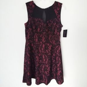 NWT Floral Lace Fit & Flare Cocktail Dress